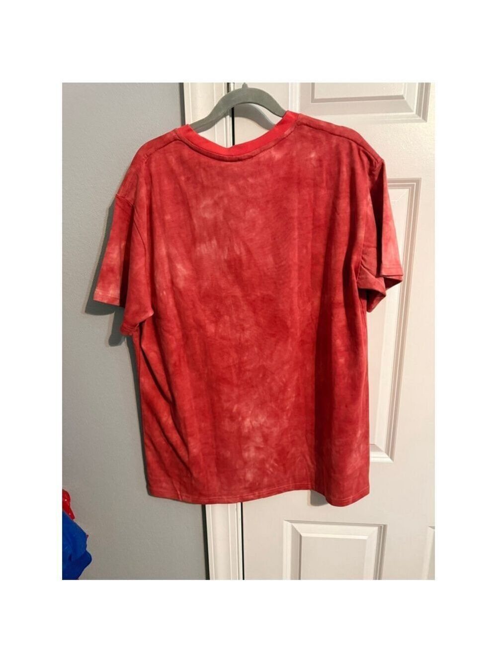Men's WATSON Red & Black Graphic Short Sleeve Tee XL - Picture 4 of 5